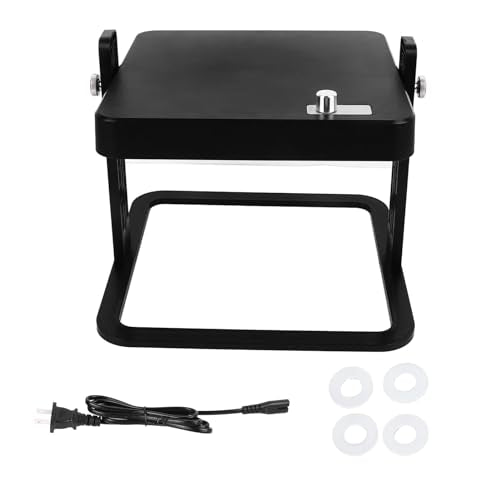aqxreight Chicken Brooder Heater Heating Plate Adjustable Temperature Chick Warmer for Chicks Ducks Poultry US Plug Safe Coop Brooder Plate Easy Install Energy Efficient 10.8in x 10.8in