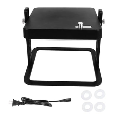 aqxreight Chicken Brooder Heater Heating Plate Adjustable Temperature Chick Warmer for Chicks Ducks Poultry US Plug Safe Coop Brooder Plate Easy Install Energy Efficient 10.8in x 10.8in