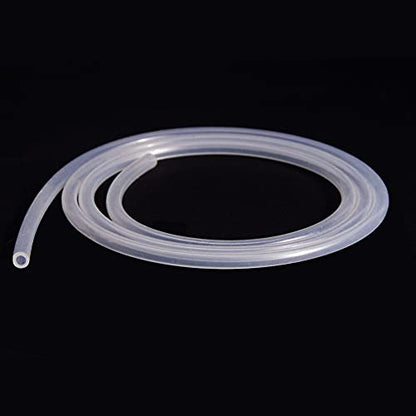 Feelers 1/4" ID x 3/8" OD Silicone Tubing Food Grade Pure Silicon Tube High Temp Home Brewing Winemaking Silicone Hose Tubing, 3.28ft Length - size: 1/4"ID-3/8"OD, style: 3.28ft length(1 Meter)