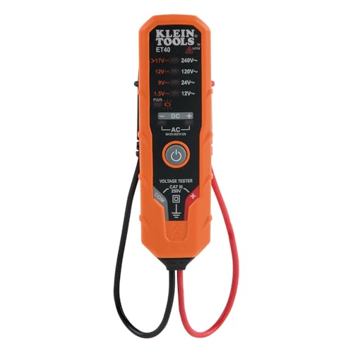 Klein Tools 80077 Voltage Test Kit, Electronic AC/DC Tester, GFCI Outlet Tester and Non-Contact Test Pen, 3-Piece