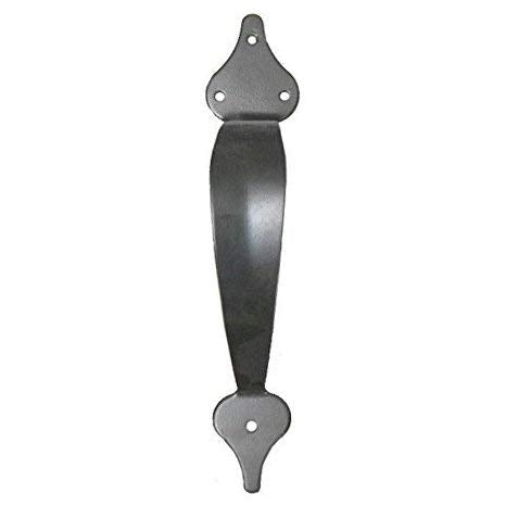 Nuvo Iron GHW10 10" Ornamental Gate Pull Handle, 1 Count (Pack of 1), Black