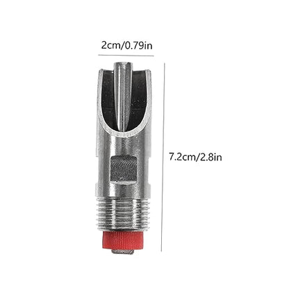 LIOOBO 5Pcs Thickened Stainless Steel Automatic Pig Waterer with Nozzle Watertight Livestock Drinking Tool for Piglets and Poultry Easy to Clean and Safe for Farm Use