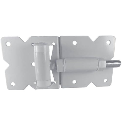 White Vinyl Fence Single Gate Hardware Kit - 2 Hinges with Mounting Hardware and 1 Latch (Case of 6) - size: White - Case - 6 Count