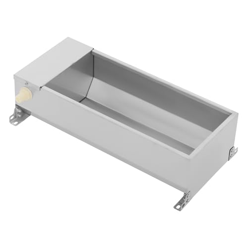 2 Gallon Automatic Livestock Water Trough with 3.28ft Hose, Self Filling Dog Water Bowl Dispenser with Float Valve, Stainless Steel Animal Waterer for Pig Horse Cattle Sheep Goat Poultry