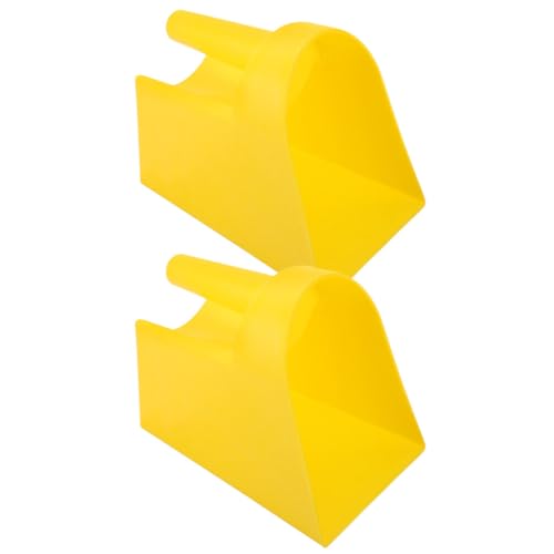 Yardwe Ergonomic Handle Plastic Scoop Multi-purpose Feeder for Livestock Feed