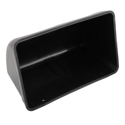 Plastic Hanging Chicken Feeder with Clips, Large Capacity, Black, 11.2x5.5 Inch - Space Saving, Durable Material, Ideal for Poultry and Livestock Feeding