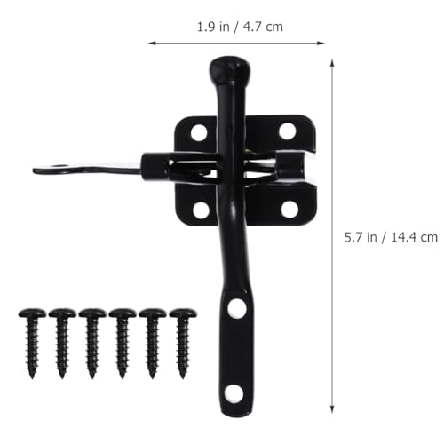 Heavy Duty Pin Lock Door Buckle Gate Latch for Metal and Wooden Gates with Safety for Pets and Babies Easy Installation Outdoor Gate Hardware