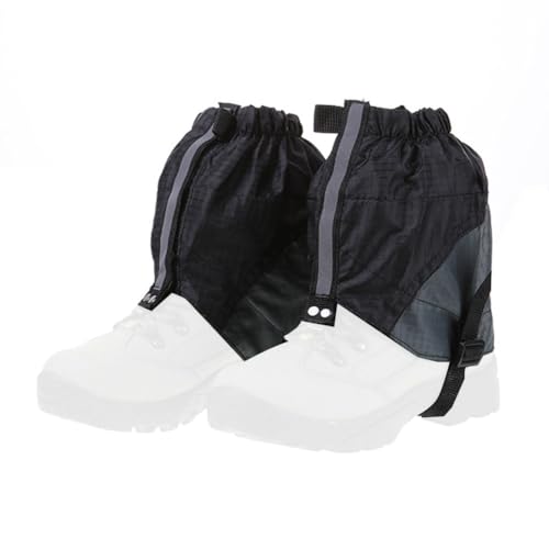 Reflective Hiking Gaiters Waterproof, Thickened Nylon Leg Gaiters for Men Women, Anti-Sand Mud Snow Ankle Covers for Outdoor Climbing Trekking Hunting