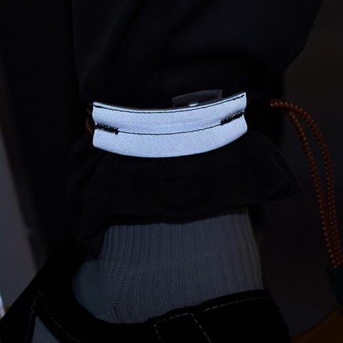 Cycling Pants Strap - Ankle Girdle | Adjustable Elastic Cycling Accessory, Reflective Daily Use Straps for Biking Cuff for Running, Walking, Jogging - color: blue