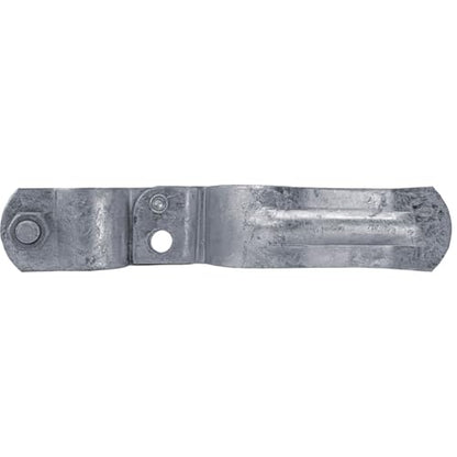 Heavy Duty Fork Latch (Bolt in) 1-3/8" x 2-7/8" - Galvanized Pressed Steel - size: 1-3/8" x 2-7/8"