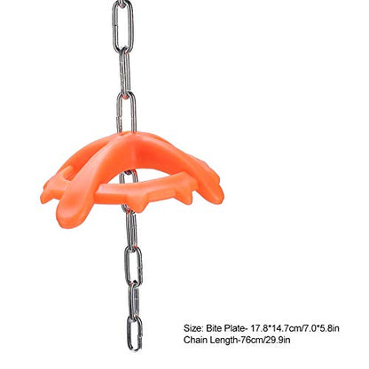 Plastic High Strength Hanging Chain Chew Bite Toy, Durable Animal Feed Appeal - Wear, Easy to Hang, Safe for Farm Animals