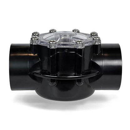 FibroPool 2 Inch Pool Check Valve – 5 PSI Spring Loaded, CPVC, Non-Lube PTFE Seats – Backflow Prevention for Pools, Spas, Heaters, Salt Systems & Chemical Feeders
