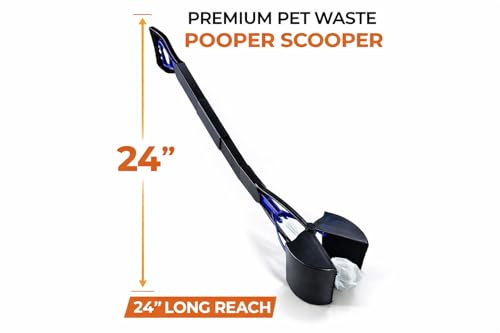 Premium Pet Waste Pooper Scooper Large 24"