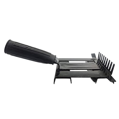 Livestock Shedding Comb, Metal Livestock Brush Tools for Cow, Horse, Sheep (Black), 7.87 X 5.5