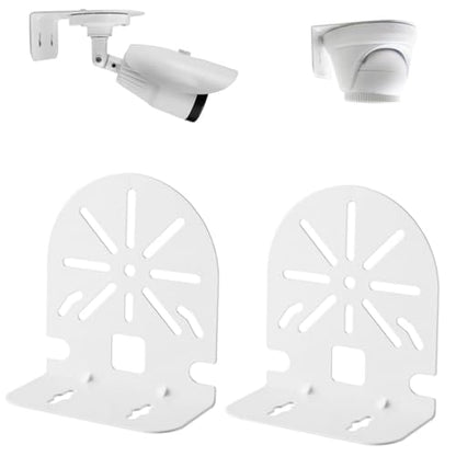 Security Camera Mount CCTV Security Dome IP Camera Mounting,Dome Cameras Bracket，L-Shape Dome Camera Bracket， (2 Pack) (XBQ-2.5)