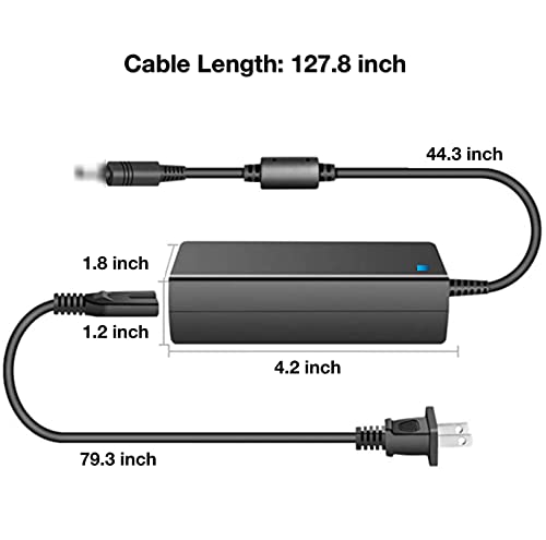 AC-DC Adapter Replacement for Chickcozy JY011 25 Egg Incubator Automatic Egg Turner Thermometer Seat Humidity Control Egg Candler Hatching Chicks Farm Home 12VDC Power Supply Cord Cable