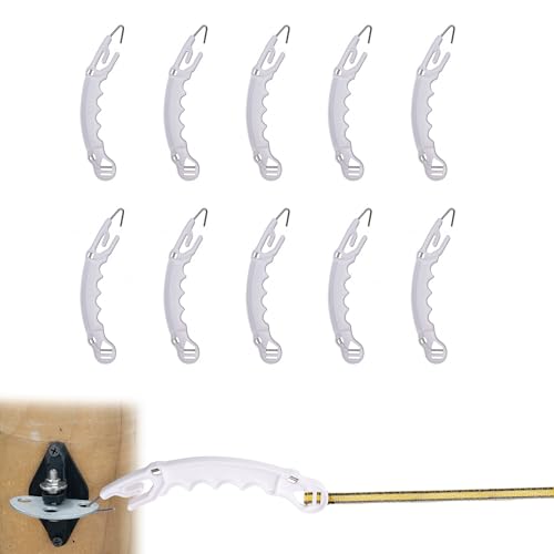10 Pack Plastic Electric Fence Gate Handle, Insulated Plastic Hook, Suitable for Building Electric Fences - style: 10 Pack