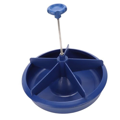 5 Slots Food Feeder, Plastic Feed Trough, Piglet Water Feeder with Feeding Bowl, Ideal for Livestock, Pets & Animal Farm