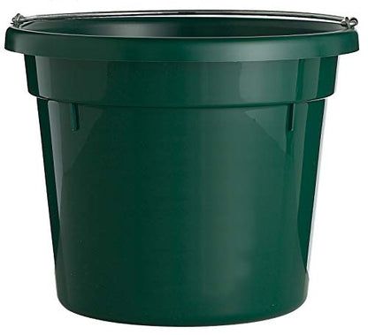 Little Giant® Round Plastic Utility Bucket | Durable & Versatile Feeder Pail with Handles | Bucket for Cleaning | 10 Quarts | Green - color: Green