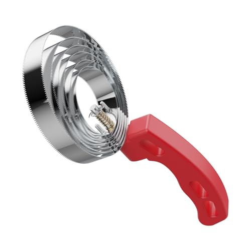 6 Rings Curry Comb Horse Brush, Reversible Stainless Steel Shedding Comb & Scraper with Soft Touch Grip, Horse Grooming Supplies for Horses, Dogs & Livestock, Curry Comb for Shedding & Bathing - color: 6 Ring Curry Comb