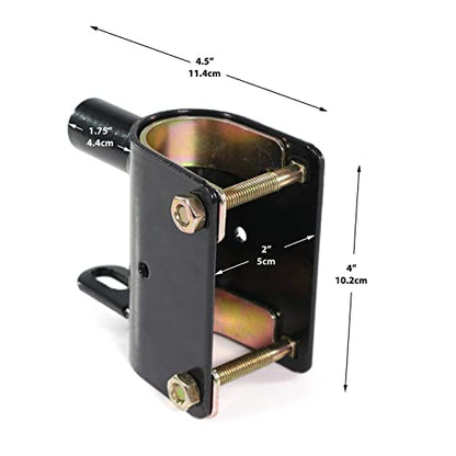 2-Way Lockable Livestock Gate Latch - Opens in Both Directions - with Shims, Padlock and Instructions