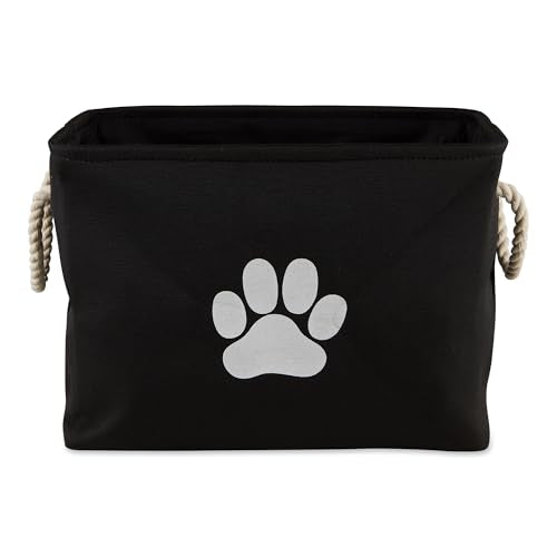 Bone Dry Pet Storage Collection Collapsible Bin, Black, Small Rectangle - color: Black, size: Small Rectangle