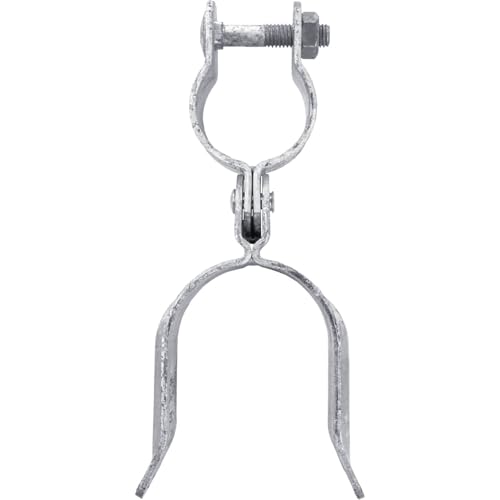 Heavy Duty Fork Latch (Bolt in) 1-5/8" x 2-3/8" Galvanized Pressed Steel - size: 1-5/8" x 2-3/8"