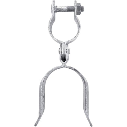 Heavy Duty Fork Latch (Bolt in) 1-5/8" x 2-3/8" Galvanized Pressed Steel - size: 1-5/8" x 2-3/8"