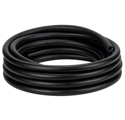Black Braided Vinyl Tubing 5/8" - 50ft High Pressure Reinforced PVC Tube | Flexible, BPA Free , Perfect for Water Transfer in Workshop Home Garden - size: 5/8" ID, style: 50 ft