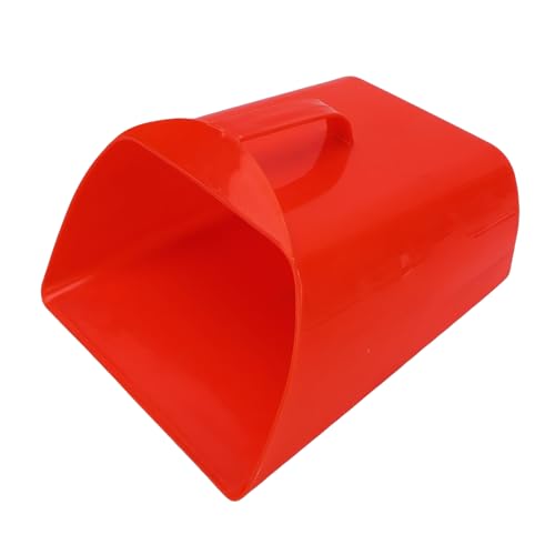 FTVOGUE Large Feed Scoop, Enclosed Design with Sturdy Side Handle for Livestock Feed Ice Cereals Pet Food Marine Bilge Cleaning