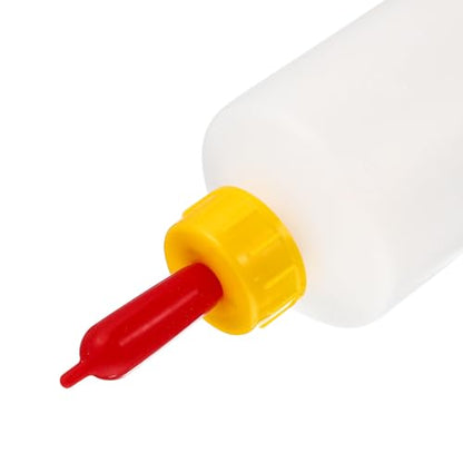 VOSAREA 1 Set Goat Feeding Bottles 400ml Plastic Lamb Milk Bottles Livestock Nursing for Farm Use