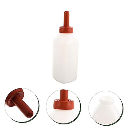 Calf Milk Feeding Bottle for Livestock 2L Thick Vertical Nursing Bottle Sturdy for Newborn Calves and Livestock Feeding