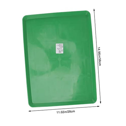 Toyvian Plastic PET Toilet Tray for Rabbits Chickens and Ducks Easy-to-Clean Bedpan for Animal Cages PET Cage Supplies Green