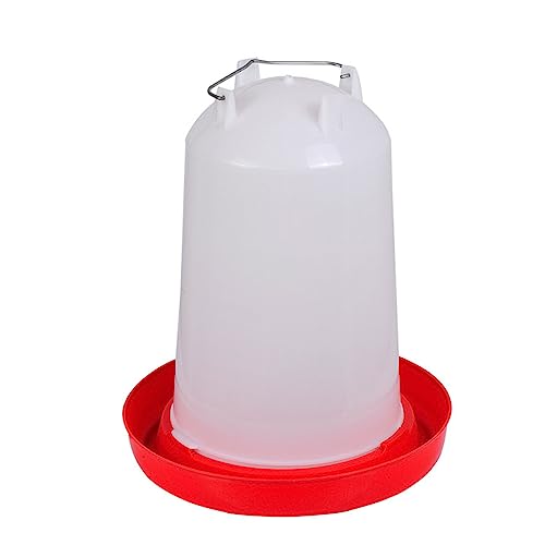 Hanging Chicken Feeder, Chick Feeder and Waterer Set Chicken Food Feeders Poultry Hanging Feeders and Drinker for Chickens Coops Chick Starter Kit for Ducks Geese Poultry - color: 15L