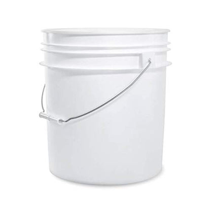 ePackageSupply 5 Gallon Bucket - Food Grade w/Lid BPA-Free,10 Pack - White | Airtight Gasketed Tear Strip Lid, Heavy-Duty 90 Mil HDPE Plastic Pail, Bulk Storage, Food Safe Durable Container, Made in USA - color: White, size: 10 Packs