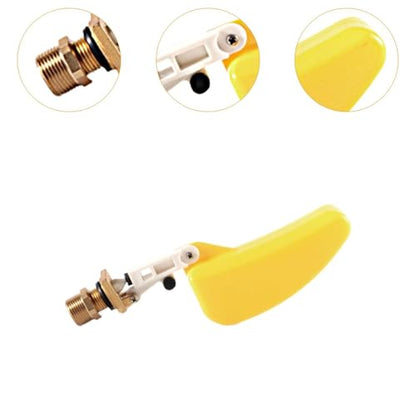 Float Valve Water Control Quick Connect Upgrade Replacement 1/2 inch Fill Float for Waterer Bowl Livestock Tool Dog Fountain