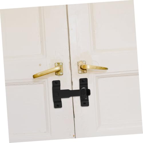 POPETPOP Stainless Steel Heavy Duty Barn Door Latch Lock Secure Flip Lock for Gates and Fences PET Cage Weather-Resistant Door Hardware