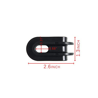 Used for Comer or end Post Electric Fence Insulator of Electric Fence Wire (24 Pack), Black
