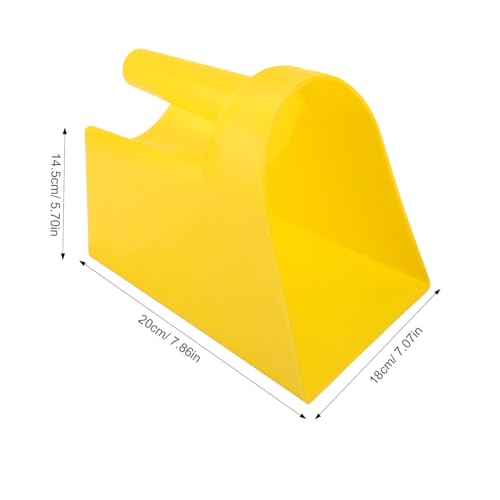 Yardwe 2pcs Feeding Shovel Thickened Scoop for Livestock Ergonomic Handle and Easy Farm Food Supplies Multi-use Poultry Feeding Tool