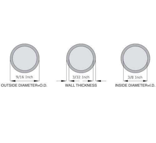OCS Parts 3/8" ID x 9/16" OD Silicone Tubing | 10 Feet | High Temp, Food Grade Silicone Tubing for Brewing, Food, Beverage, Oils, Detergents, Liquids and Gases, Air, Plumbing, Ponds, AC and HVAC - size: 3/8" ID x 9/16" OD, style: 10 feet