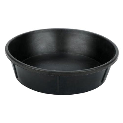 Horse Feed Bucket Chicken Dust Bath Tub Water Bowl Rubber Feeder Pan for Ranch Zoo