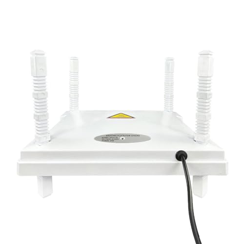 Chicken Brooder Heater for Chicks 12” x 12” for 20 Chicks Chicken Brooder with Adjustable Height Brooder Plate