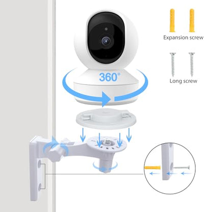 2 Pack Wall Mount Compatible with Reolink E1 Pro/ E1,180° Adjustable Camera Wall Mount Bracket Indoor and Outdoor Security Camera Mounting Bracket with Mounting Plate
