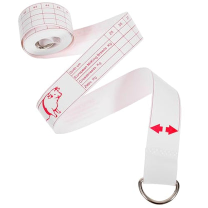 Mipcase Livestock Weight Tape for Horse Cattle Goat Portable Animal Measurer Easy to Use Accurate