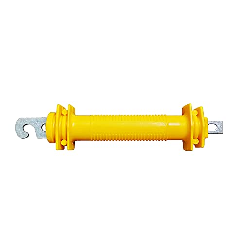 QMARK Electric Fence Gate, Electric Fence Handles, Insulated Plastic Handle, Rubber Gate Handle 6 Pack- Yellow