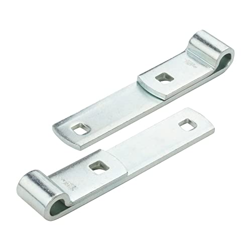 National Hardware N130-005 290BC Screw Hook/Strap Hinge Zinc Plated, 6", 2 Pack - size: 6 Inch