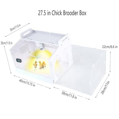 Iarge-Scale Chick brooder Box Quail Cage Egg Incubator Chick Starter Kit Chicken Brooder 20-35