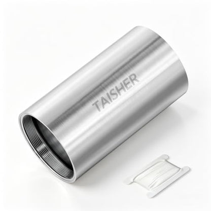 TAISHER 1PCS Stainless Steel Pipe Fittings, 1-1/2" NPT Female x 1-1/2" NPT Female Threaded, 4" Length Nipple Cast Pipe - size: 1-1/2" FNPT 1Pcs
