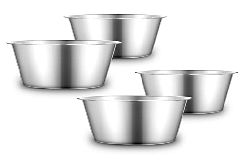 URBUDDIES 1.1 Gallon Extra Large Stainless Steel Dog Water Bowls, 4 Pack - size: 4 Pack