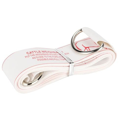 Cattle Tape Measure for Weight Estimation | Dual - Sided Bust Weight Ruler in Kg/Lbs | PVC Livestock Measuring Tape for Farmers/Ranchers | 250cm Length, Environmentally